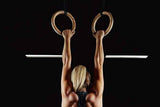 Darrahopens Sports & Fitness > Exercise, Gym & Fitness > Gymnastics Wooden Gymnastic Rings Set Adjustable Fitness Rings for Home Workouts