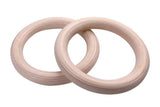 Darrahopens Sports & Fitness > Exercise, Gym & Fitness > Gymnastics Wooden Gymnastic Rings Set Adjustable Fitness Rings for Home Workouts
