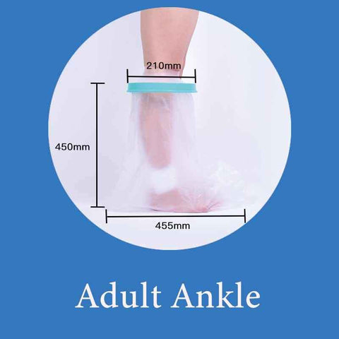 Darrahopens Sports & Fitness > Exercise, Gym & Fitness > Medical Tape & Bandages Adult Ankle Waterproof Cast Cover Shower Bandage Protector Broken Foot Ankle Wound Bath Sleeve In Australia - Darrahopens