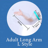 Darrahopens Sports & Fitness > Exercise, Gym & Fitness > Medical Tape & Bandages Adult L Shaped Long Arm Waterproof Cast Cover Shower Bandage Protector Full Broken Arm Elbow Wound Bath Sleeve In Australia - Darrahopens