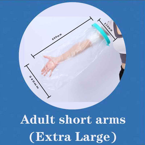 Darrahopens Sports & Fitness > Exercise, Gym & Fitness > Medical Tape & Bandages Extra Large Adult Short Arm Waterproof Cast Cover Shower Bandage Protector Oversize Wrist Forearm Broken Wound Bath Sleeve In Australia - Darrahopens
