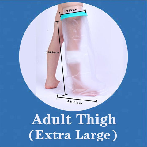 Darrahopens Sports & Fitness > Exercise, Gym & Fitness > Medical Tape & Bandages Extra Large Adult Thigh Waterproof Cast Cover Shower Full Leg Broken Thigh Knee Wound Bath Protector In Australia - Darrahopens
