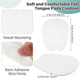 Darrahopens Sports & Fitness > Exercise, Gym & Fitness > Medical Tape & Bandages Felt sole - 5 pairs of felt tongue pads - Soft, adhesive tongue pads - Non-slip tongue pads - Tongue pads - Large - White