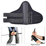 Darrahopens Sports & Fitness > Exercise, Gym & Fitness > Medical Tape & Bandages Golf Swing Training Aid, Golf Wrist Brace for Golf Training Swing Correction  Golf Swing Arm Band （black 2pcs）
