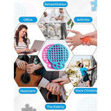 Darrahopens Sports & Fitness > Exercise, Gym & Fitness > Medical Tape & Bandages Hand Finger Stretcher Trainer Grip Strength Rehabilitation Finger Extension Exerciser,Men's – Blue In Australia - Darrahopens