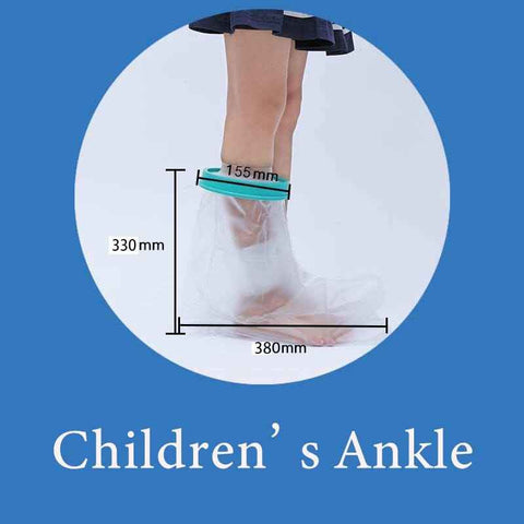 Kids Ankle Cast Waterproof Cover Shower Bandage Protector Child Broken Foot Ankle Wound Bath Sleeve In Australia - Darrahopens