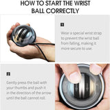 Darrahopens Sports & Fitness > Exercise, Gym & Fitness > Medicine Balls Led Wrist Ball Trainer Relax Gyroscope Ball Muscle Power Ball Gyro Arm Exerciser