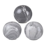 Darrahopens Sports & Fitness > Exercise, Gym & Fitness > Medicine Balls Set 3 Grey Marbleized Balls 10cm