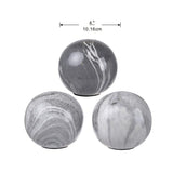 Darrahopens Sports & Fitness > Exercise, Gym & Fitness > Medicine Balls Set 3 Grey Marbleized Balls 10cm