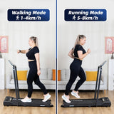 Darrahopens Sports & Fitness > Exercise, Gym & Fitness > Treadmills 2HP Walking Pad Treadmill w/ Remote, Foldable Handrail, and Tablet Holder