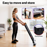 Darrahopens Sports & Fitness > Exercise, Gym & Fitness > Treadmills Everfit 2 Side Walking Pad Treadmill with Massage Function Fitness 380mm Black