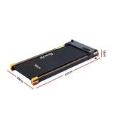 Darrahopens Sports & Fitness > Exercise, Gym & Fitness > Treadmills Everfit 2 Side Walking Pad Treadmill with Massage Function Fitness 380mm Black