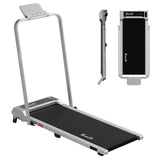 Darrahopens Sports & Fitness > Exercise, Gym & Fitness > Treadmills Everfit 3 in 1 Walking Pad Treadmill 12% Incline Foldable Under Desk Treadmills for Home Gym With 40cm Wide Belt Silver In Australia - Darrahopens