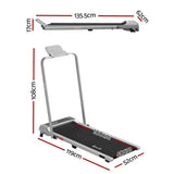 Darrahopens Sports & Fitness > Exercise, Gym & Fitness > Treadmills Everfit 3 in 1 Walking Pad Treadmill 12% Incline Foldable Under Desk Treadmills for Home Gym With 40cm Wide Belt Silver In Australia - Darrahopens