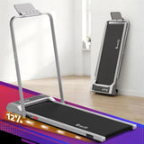 Darrahopens Sports & Fitness > Exercise, Gym & Fitness > Treadmills Everfit 3 in 1 Walking Pad Treadmill 12% Incline Foldable Under Desk Treadmills for Home Gym With 40cm Wide Belt Silver In Australia - Darrahopens