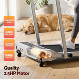 Darrahopens Sports & Fitness > Exercise, Gym & Fitness > Treadmills Everfit 3 in 1 Walking Pad Treadmill 12% Incline Foldable Under Desk Treadmills for Home Gym With 40cm Wide Belt Silver In Australia - Darrahopens