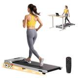 Darrahopens Sports & Fitness > Exercise, Gym & Fitness > Treadmills Everfit 3 in 1 Walking Pad Treadmill 12% Incline Under Desk Treadmills for Home Gym With 38cm Wide Belt Silver