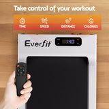 Darrahopens Sports & Fitness > Exercise, Gym & Fitness > Treadmills Everfit 3 in 1 Walking Pad Treadmill 12% Incline Under Desk Treadmills for Home Gym With 38cm Wide Belt White