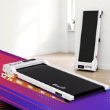 Darrahopens Sports & Fitness > Exercise, Gym & Fitness > Treadmills Everfit 3 in 1 Walking Pad Treadmill 12% Incline Under Desk Treadmills for Home Gym With 38cm Wide Belt White