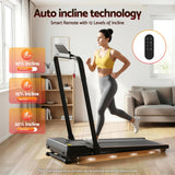 Darrahopens Sports & Fitness > Exercise, Gym & Fitness > Treadmills Everfit 3 in 1 Walking Pad Treadmill 20% Auto Incline Under Desk Foldable Treadmills for Home With 40cm Wide Belt