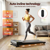 Darrahopens Sports & Fitness > Exercise, Gym & Fitness > Treadmills Everfit 3 in 1 Walking Pad Treadmill 20% Auto Incline Under Desk Treadmills for Home Gym With 40cm Wide Belt