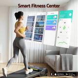 Darrahopens Sports & Fitness > Exercise, Gym & Fitness > Treadmills Everfit 3 in 1 Walking Pad Treadmill 20% Auto Incline Under Desk Treadmills for Home Gym With 40cm Wide Belt