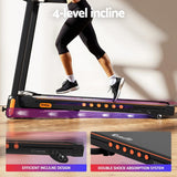 Darrahopens Sports & Fitness > Exercise, Gym & Fitness > Treadmills Everfit Treadmill Electric Home Gym Fitness Exercise Equipment Incline 390mm