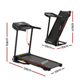 Darrahopens Sports & Fitness > Exercise, Gym & Fitness > Treadmills Everfit Treadmill Electric Home Gym Fitness Exercise Equipment Incline 390mm