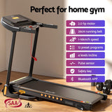 Darrahopens Sports & Fitness > Exercise, Gym & Fitness > Treadmills Everfit Treadmill Electric Home Gym Fitness Exercise Equipment Incline 390mm
