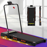 Darrahopens Sports & Fitness > Exercise, Gym & Fitness > Treadmills Everfit Treadmill Electric Walking Pad Auto Incline Foldable for Home Gym Black