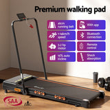 Darrahopens Sports & Fitness > Exercise, Gym & Fitness > Treadmills Everfit Treadmill Electric Walking Pad Auto Incline Foldable for Home Gym Black