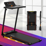 Darrahopens Sports & Fitness > Exercise, Gym & Fitness > Treadmills Everfit Treadmill Electric Walking Pad Foldable Incline for Home Office Gym Black