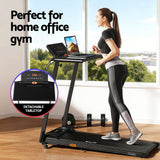 Darrahopens Sports & Fitness > Exercise, Gym & Fitness > Treadmills Everfit Treadmill Electric Walking Pad Foldable Incline for Home Office Gym Black