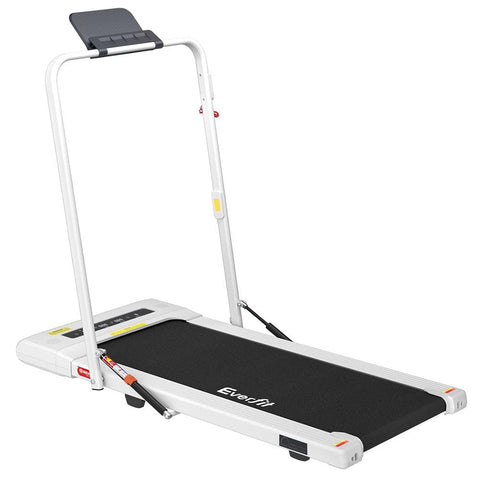 Darrahopens Sports & Fitness > Exercise, Gym & Fitness > Treadmills Everfit Treadmill Electric Walking Pad Under Desk Home Gym Fitness 400mm White