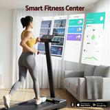 Darrahopens Sports & Fitness > Exercise, Gym & Fitness > Treadmills Everfit Walking Pad Treadmill 2 in 1 Foldable for Home Gym 40cm Wide Belt 12 Programs with App