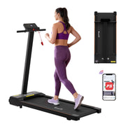 Darrahopens Sports & Fitness > Exercise, Gym & Fitness > Treadmills Everfit Walking Pad Treadmill 2 in 1 Foldable for Home Gym 40cm Wide Belt 12 Programs with App
