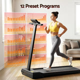 Darrahopens Sports & Fitness > Exercise, Gym & Fitness > Treadmills Everfit Walking Pad Treadmill 2 in 1 Foldable for Home Gym 40cm Wide Belt 12 Programs with App