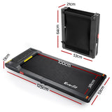 Darrahopens Sports & Fitness > Exercise, Gym & Fitness > Treadmills Everfit Walking Pad Treadmill 2 in 1 Foldable Under Desk for Home Gym With 38cm Belt With APP