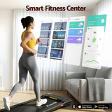 Darrahopens Sports & Fitness > Exercise, Gym & Fitness > Treadmills Everfit Walking Pad Treadmill 2 in 1 Foldable Under Desk for Home Gym With 38cm Belt With APP