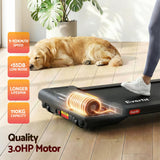 Darrahopens Sports & Fitness > Exercise, Gym & Fitness > Treadmills Everfit Walking Pad Treadmill 2 in 1 Foldable Under Desk for Home Gym With 38cm Belt With APP