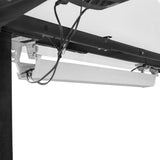 Darrahopens Sports & Fitness > Exercise, Gym & Fitness > Treadmills Lifespan Fitness V-FOLD Treadmill with ErgoDesk Automatic Standing Desk 1500mm in White/Black with Cable Management In Australia - Darrahopens