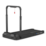 Lifespan Fitness V-FOLD Treadmill with ErgoDesk Automatic Standing Desk 1500mm in White/Black with Cable Management In Australia - Darrahopens