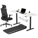 Darrahopens Sports & Fitness > Exercise, Gym & Fitness > Treadmills Lifespan Fitness WalkingPad M2 + ErgoDesk 1800mm White + Cable Management + DM9 Chair