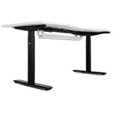Darrahopens Sports & Fitness > Exercise, Gym & Fitness > Treadmills LSG Pacer M5 with Dual Motor Automatic Standing Desk 180cm in White/Black and Cable Management