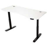 Darrahopens Sports & Fitness > Exercise, Gym & Fitness > Treadmills LSG Pacer M5 with Dual Motor Automatic Standing Desk 180cm in White/Black and Cable Management