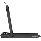 Darrahopens Sports & Fitness > Exercise, Gym & Fitness > Treadmills Powertrain K500 Walking Pad Treadmill 2 in 1 Foldable Walking & Running Machine w/2.5HP Motor Dual LED Displays 2 Level