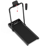 Darrahopens Sports & Fitness > Exercise, Gym & Fitness > Treadmills Powertrain K500 Walking Pad Treadmill 2 in 1 Foldable Walking & Running Machine w/2.5HP Motor Dual LED Displays 2 Level
