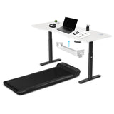 Darrahopens Sports & Fitness > Exercise, Gym & Fitness > Treadmills WalkingPad C2 Treadmill + ErgoDesk Automatic Standing Desk 1800mm in White/Black + Cable Management Tray