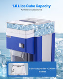 Darrahopens Sports & Fitness > Exercise, Gym & Fitness > Vibration Exercise Machines VEVOR Commercial Ice Shaver Machine, 1.91QT /1.8L Large Electric Snow Cone Machine, Fine & Fluffy with 300W Motor, Stainless Steel Blades, Shaved Ice Maker for Dessert Shop Home Party Restaurant, Blue