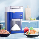 Darrahopens Sports & Fitness > Exercise, Gym & Fitness > Vibration Exercise Machines VEVOR Commercial Ice Shaver Machine, 1.91QT /1.8L Large Electric Snow Cone Machine, Fine & Fluffy with 300W Motor, Stainless Steel Blades, Shaved Ice Maker for Dessert Shop Home Party Restaurant, Blue
